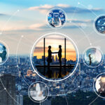 Network of business concept